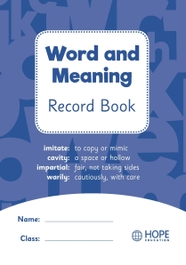 PP00050155 Word And Meaning Record Book Pack Of 10 Findel Education